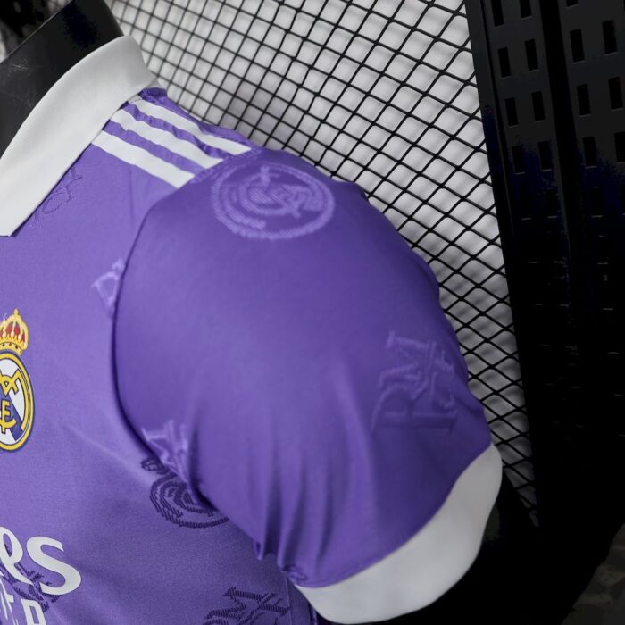 Mens Real Madrid 2025/26 Light purple Jersey Player Version 3