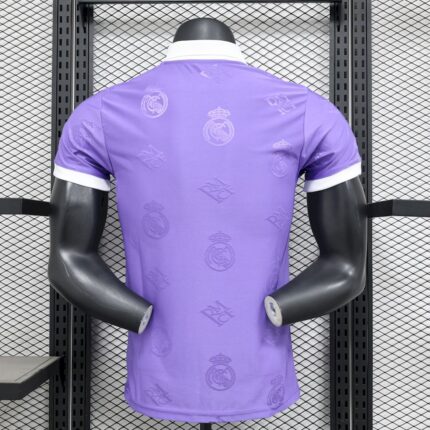 Mens Real Madrid 2025/26 Light purple Jersey Player Version 1