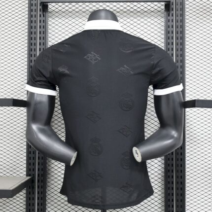 Mens Real Madrid 2025/26 Black Jersey Player Version 1