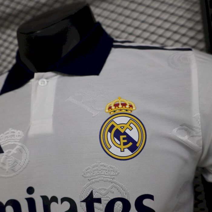 Mens Real Madrid 2025/26 White Jersey Player Version 6