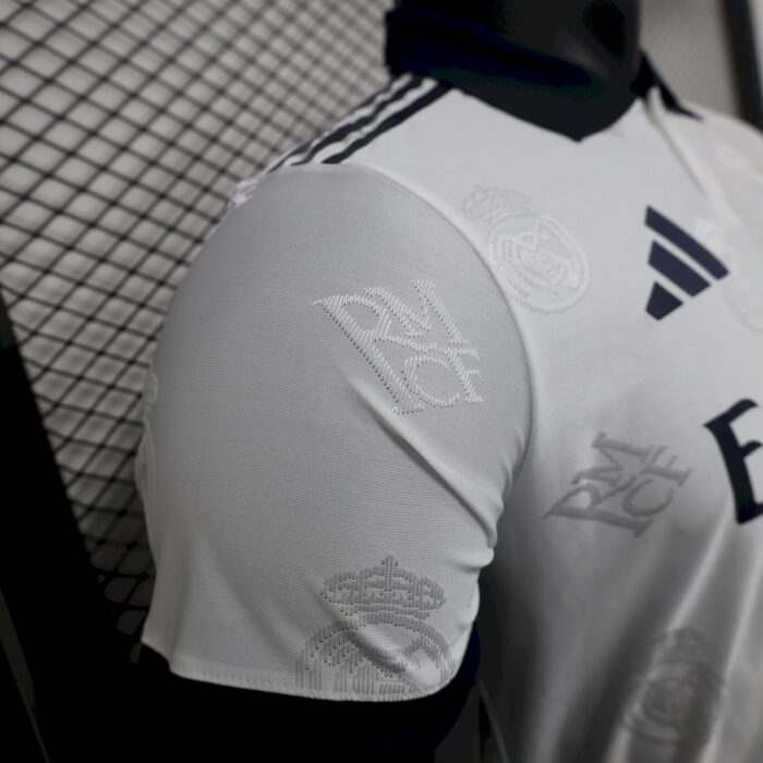 Mens Real Madrid 2025/26 White Jersey Player Version 5