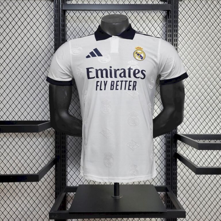 Mens Real Madrid 2025/26 White Jersey Player Version