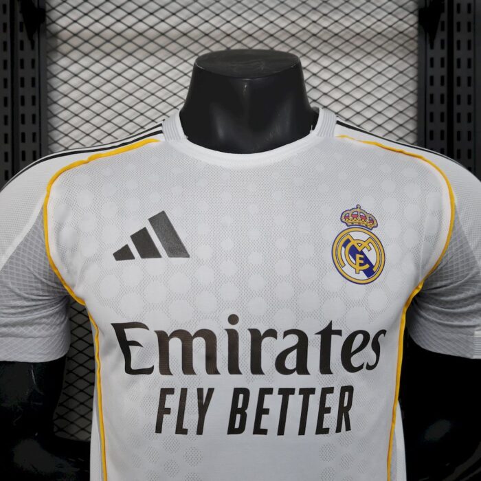Mens Real Madrid 2025/26 Home Jersey Player Version 3