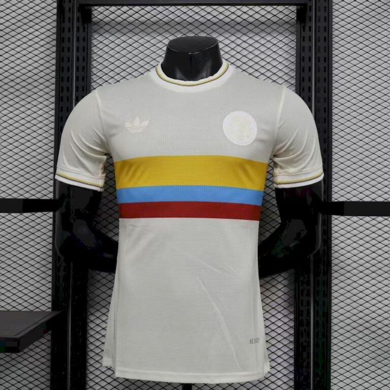 Mens Colombia 2024/25 100th Anniversary Jersey Player Version