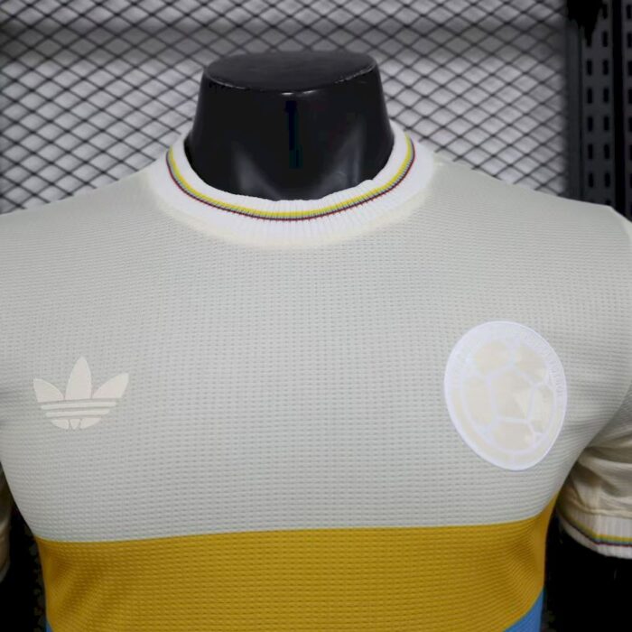Mens Colombia 2024/25 100th Anniversary Jersey Player Version 2