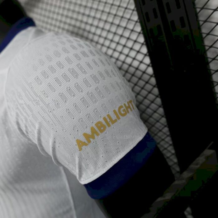 Mens Barcelona 2024/25 White exposure version Jersey Player Version 4