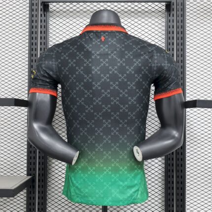 Mens AC Milan 2025/26 Co-Branded Black Edition Jersey Player Version 1