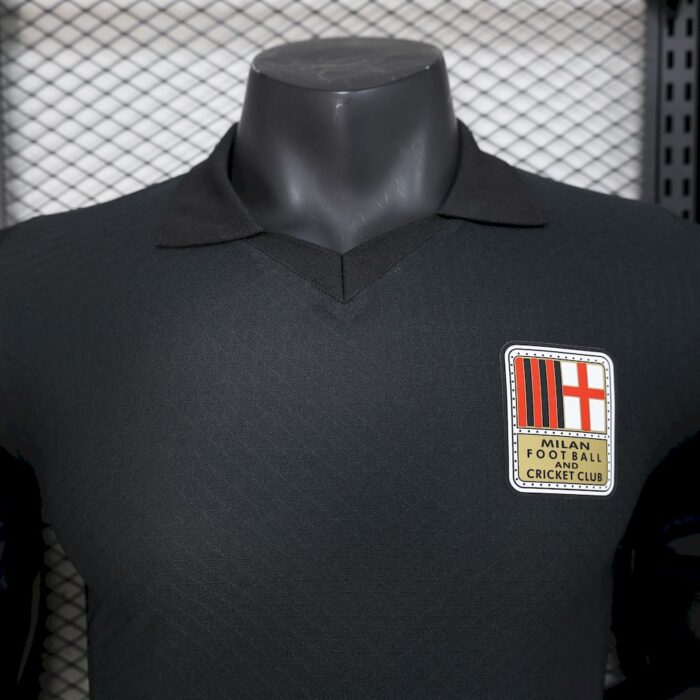Mens AC Milan 2024/25 125th Goalkeeper Retro Jersey Player Version 4