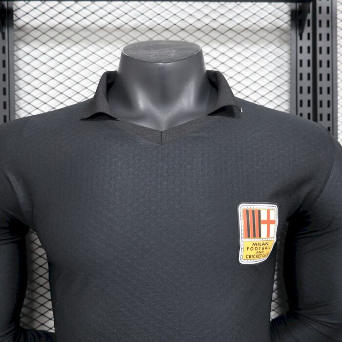 Mens AC Milan 2024/25 125th Goalkeeper Retro Jersey Player Version 3