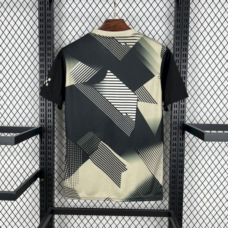 Mens Manchester City 2025/26 Black and yellow concept version Jersey 1