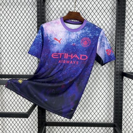 Mens Manchester City 2025/26 Purple concept version Jersey