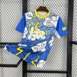 Mens Manchester City 2025/26 Concept version blue and white Jersey