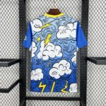 Mens Manchester City 2025/26 Concept version blue and white Jersey 1