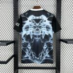 Mens Manchester City 2025/26 Black and blue concept version Jersey 1