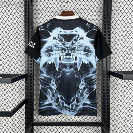 Mens Manchester City 2025/26 Black and blue concept version Jersey 1