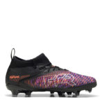 Puma Future 8 Junior Firm Ground Football Boots – Black/Purple – view 4