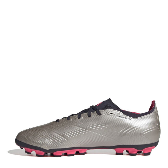 adidas Predator Artificial Ground Football Boots – Silver/Black – view 8