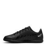 Nike Mercurial Vapor Junior Indoor Football Boots – Blk/Grey/White - Image 2