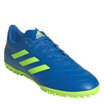 adidas Goletto Turf Football Boots – Blue/Lemon – view 4