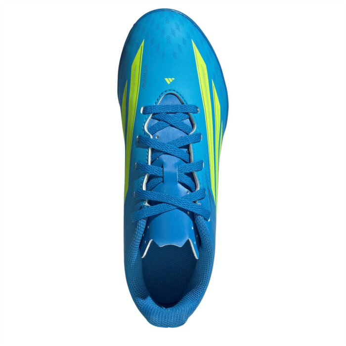 adidas F50 Messi Junior Turf Football Boots – .Blue/Yellow – view 5