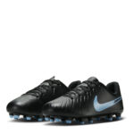 Nike Tiempo Legend 10 Junior Firm Ground Football Boots – Black/Black – view 4