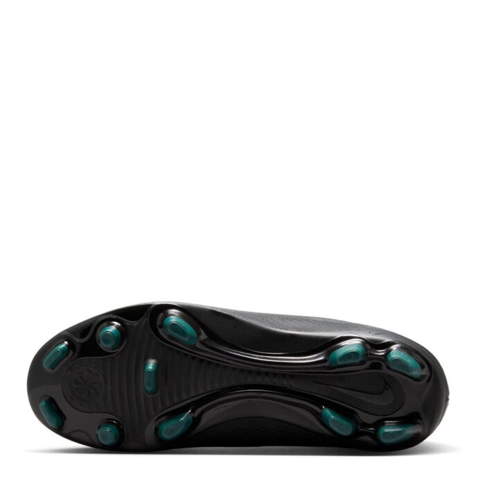 Nike Mercurial Superfly 10 Junior Firm Ground Football Boots – Black/Green – view 3