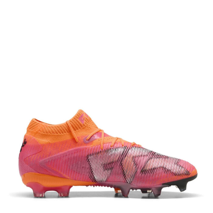 Puma Future 8 Firm Ground Football Boots – Orange-Black – view 4