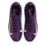 Nike Mercurial Vapor 16 Junior Firm Ground Football Boots – Purple/Ivory – view 6