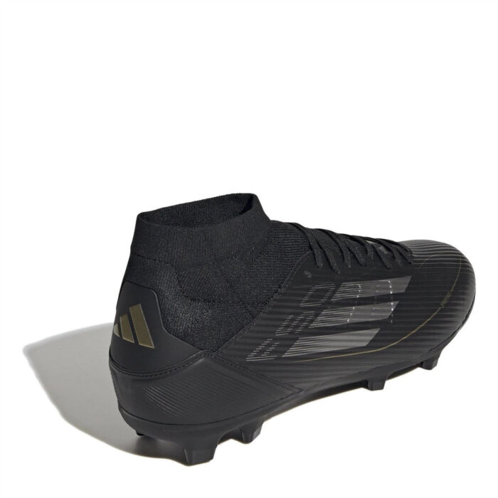 adidas F50 Firm Ground Football Boots – Black/Silver – view 4