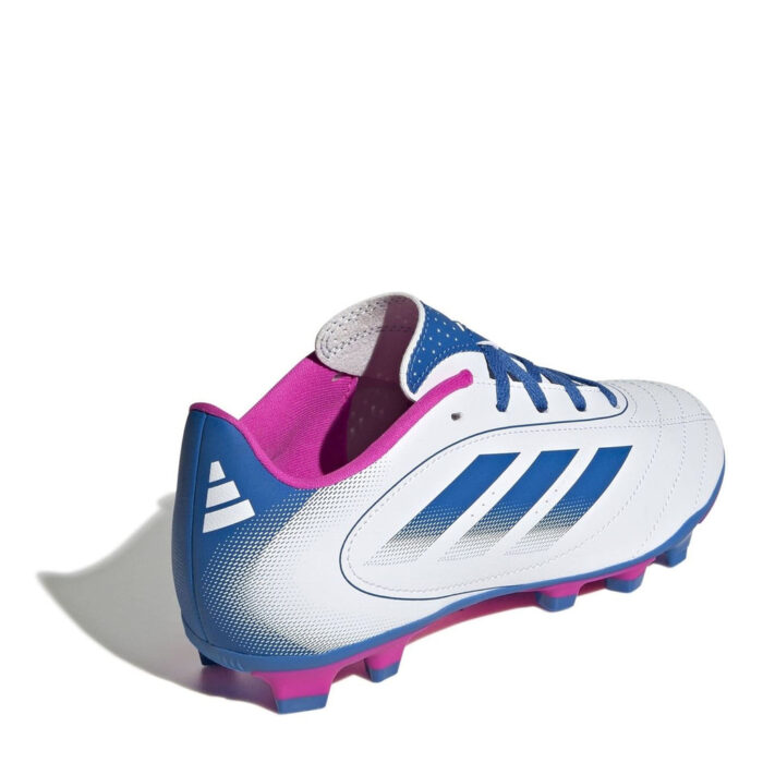 adidas Goletto Viii Junior Firm Ground Football Boots – White/Blue/Pink – view 4