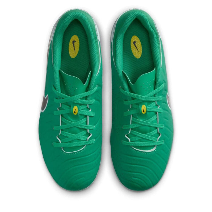 Nike Tiempo Legend 10 Junior Firm Ground Football Boots – Green/Black - Image 6