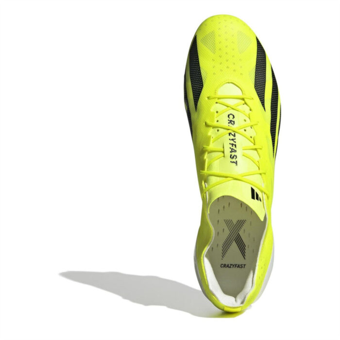 adidas X Crazyfast+ Firm Ground Football Boots – Yellow/Blk/Wht – view 5