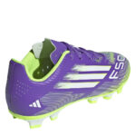 adidas F50 Messi Junior Firm Ground Football Boots – Purple/White – view 4