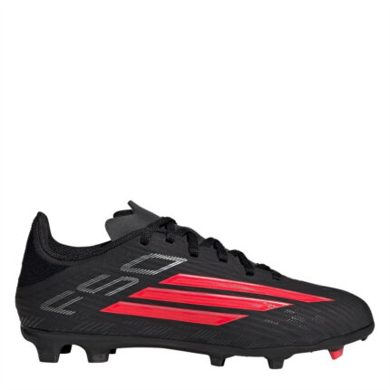 adidas F50 Junior Firm Ground Football Boots – Black/Red