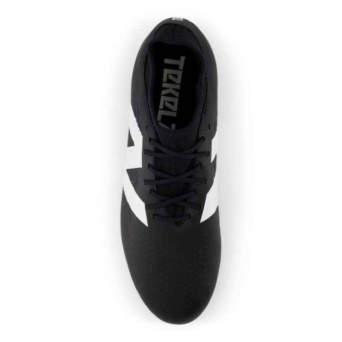 New Balance Tekela V4+ Magique Firm Ground Football Boots – Black/White – view 3