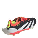 adidas Predator 24 Firm Ground Football Boots – Black/White/Red – view 4