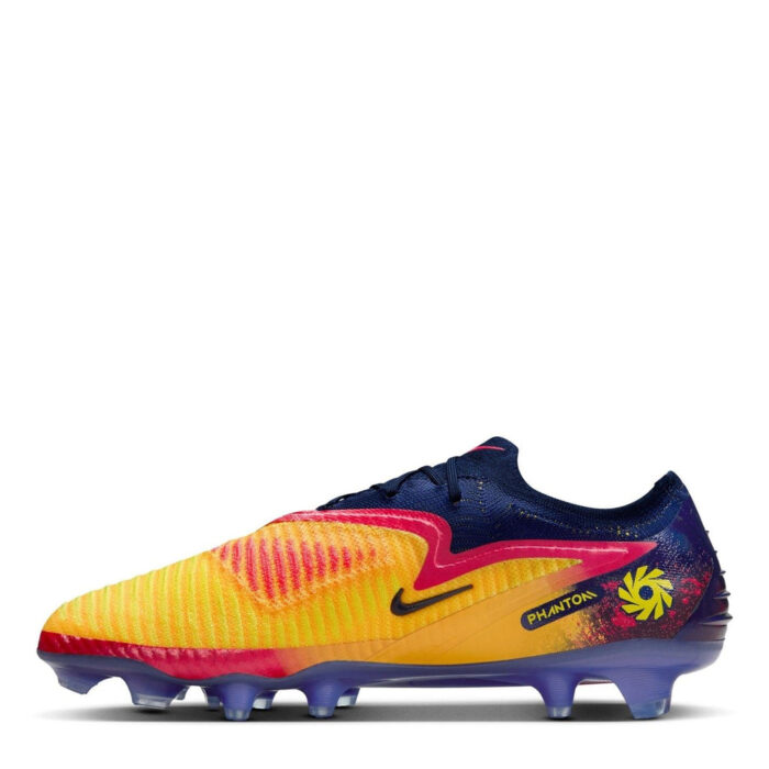 Nike Phantom 6 Low Firm Ground Football Boots – Orange/Volt – view 2