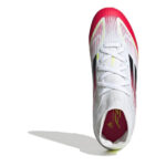 adidas F50 Junior Firm Ground Football Boots – White/Red - Image 5