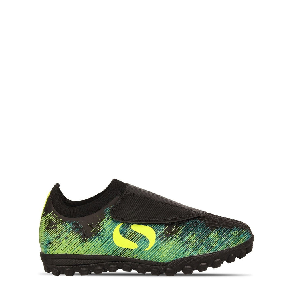 Sondico Blaze Junior Turf Football Boots – Black/Green