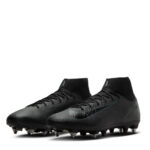 Nike Mercurial Superfly 10 Soft Ground Football Boots – Black/Green – view 4