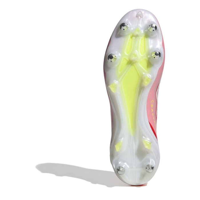 adidas X Crazyfast Soft Ground Football Boots – Red/Wht/Yellow – view 6