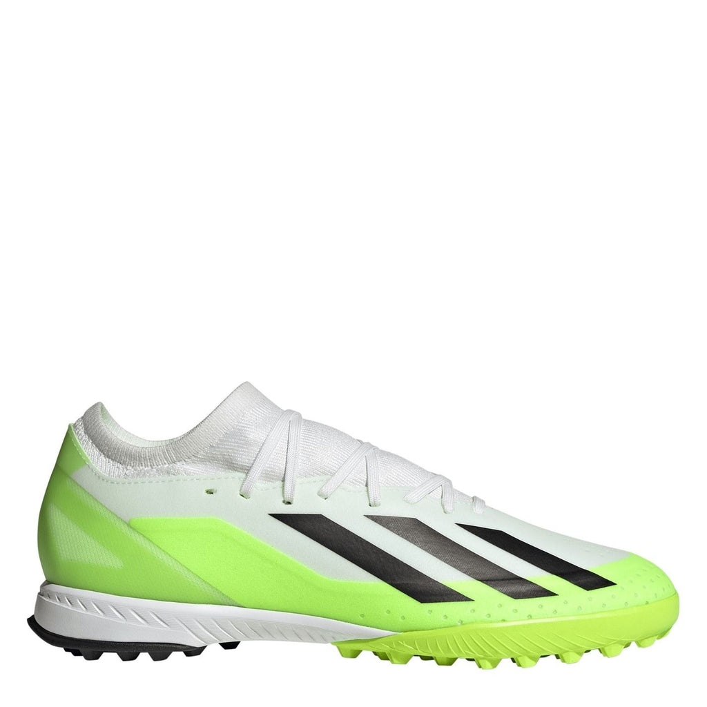 adidas X Crazyfast Turf Football Boots – Wht/Blk/Lemon adidas X Crazyfast Turf Football Boots – Wht/Blk/Lemon - Image 1