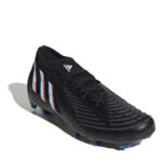 adidas Edge.2 Firm Ground Football Boots – Black/White - Image 3