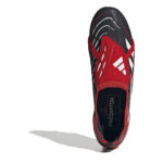 adidas Predator Firm Ground Football Boots – Red/Black – view 5