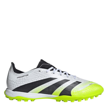 adidas Predator Turf Football Boots – White/Blk/Lemon