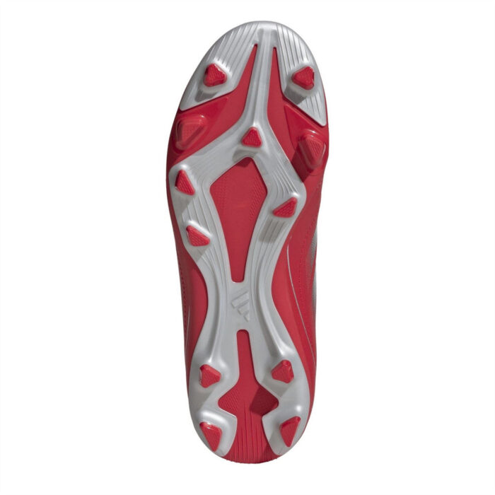 adidas Goletto Viii Junior Firm Ground Football Boots – Red/Silver – view 6