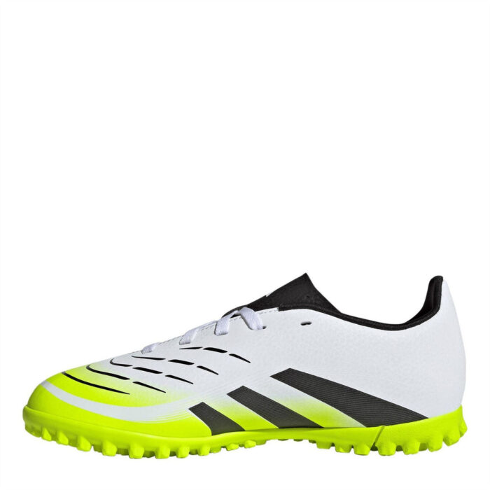 adidas Predator Junior Turf Football Boots – White/Blk/Lemon - Image 8