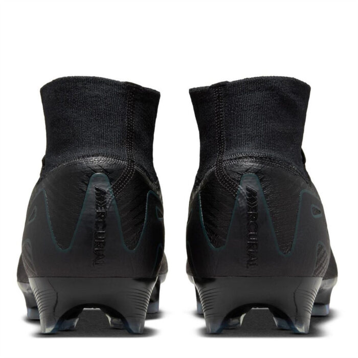 Nike Mercurial Superfly 10 Firm Ground Football Boots – Black/Green – view 5