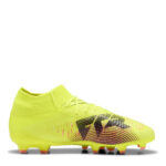 Puma Future 8 Junior Firm Ground Football Boots – Yellow/Black – view 4