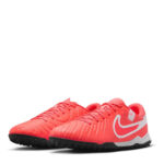Nike Tiempo Legend 10 Turf Football Boots – Red/White - Image 4